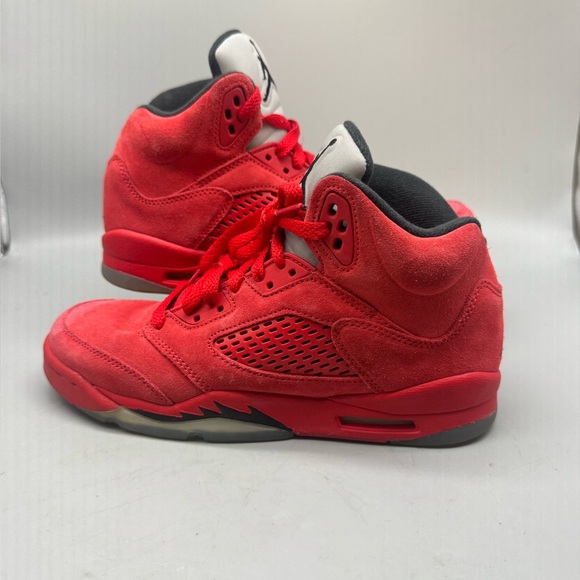 Nike Other - Nike Air Jordan 5 Retro "Red Suede" 440888-602 GS Size 6.5Y Basketball Shoes